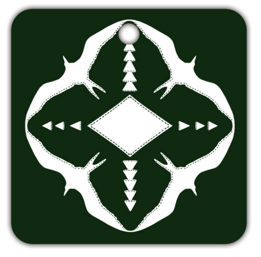 GREEN with WHITE IWA AIR FRESHENER