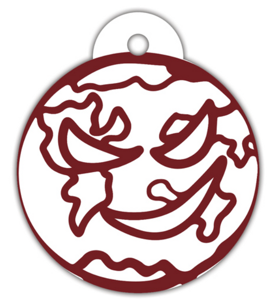 WHITE with RED MR.MAN AIR FRESHENER